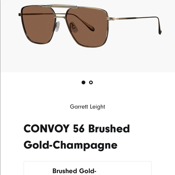 New Lot Of 2 !! Garrett Leight Sunglass 1 Convoy And 1 ICHI - Picture 3 of 5